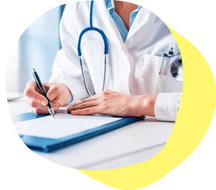 他院での紹介状・検査結果