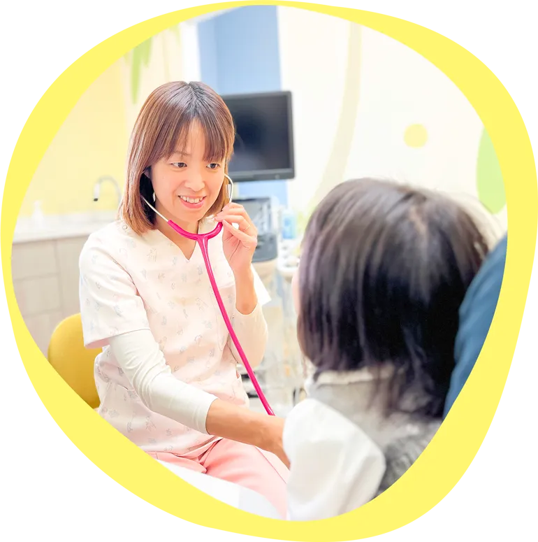 女性医師による診察